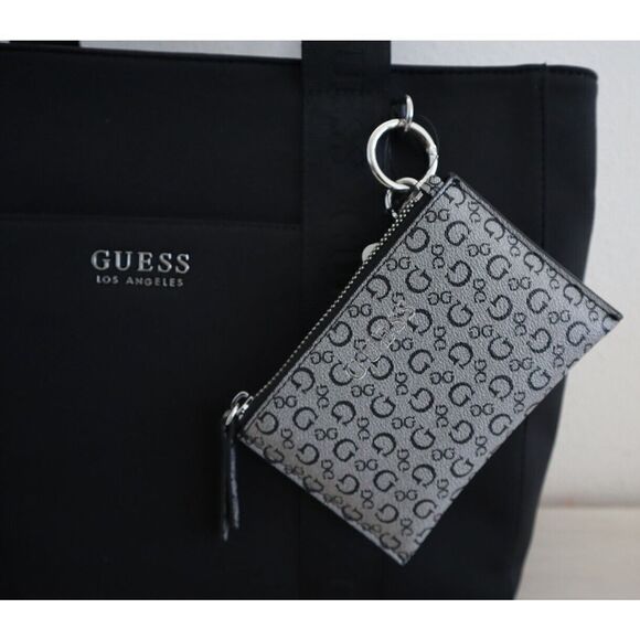 Guess AA911723 Women's Sz Large Black Ralphie Carry-All Tote Bag w/Coin Pouch - Picture 5 of 14